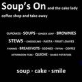 Soup's On and the Cake Lady logo